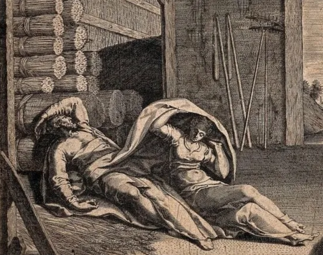 ruth and boaz at threshing floor